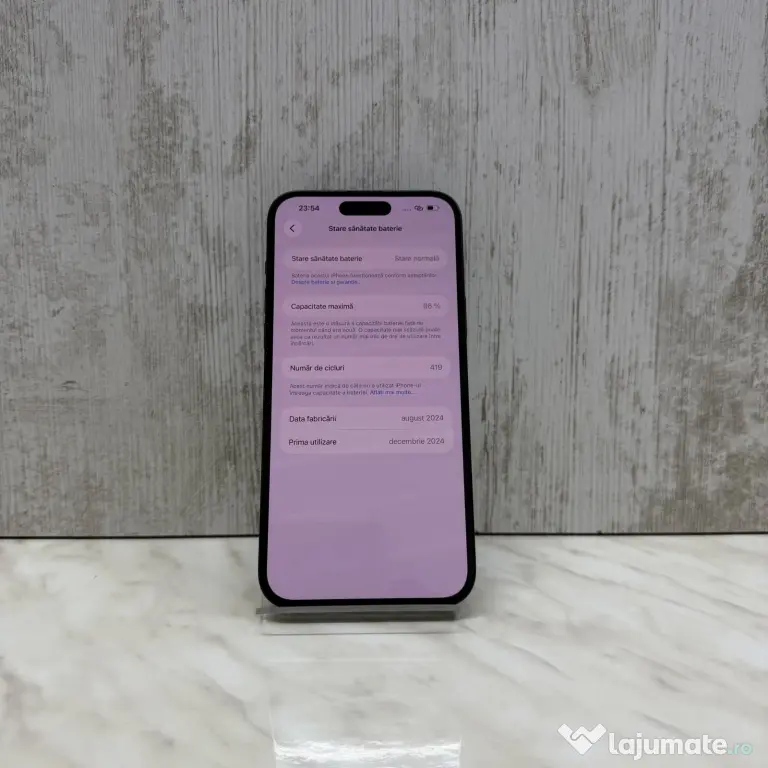IPhone 15 Plus 128GB 86% Black Zeus Amanet Vitan 8544
