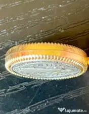 Medalion Sfântul Benedict (Medalia Jubiliară) Bicolor 2.5 cm 