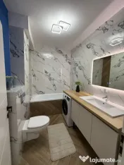 Apartament Ultrafinisat 3 camere cu gradina, mobilat utilat,