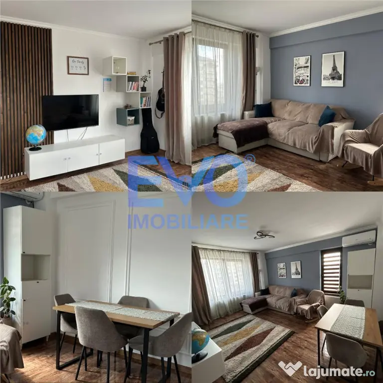 Apartament 3 camere, 70mp, 2 balcoane, lo de parcare, AC, V