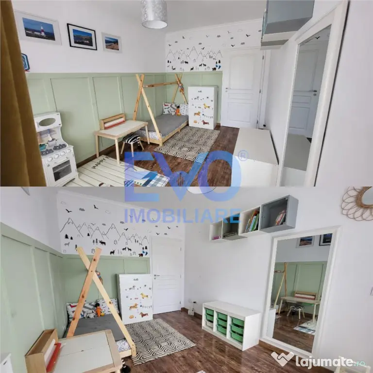 Apartament 3 camere, 70mp, 2 balcoane, lo de parcare, AC, V