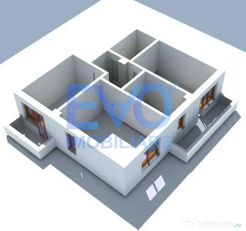 Apartament 3 camere, 70mp, 2 balcoane, lo de parcare, AC, V