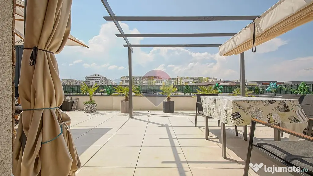 Apartament 3 camere, terasă generoasă, lift și 2 locur...