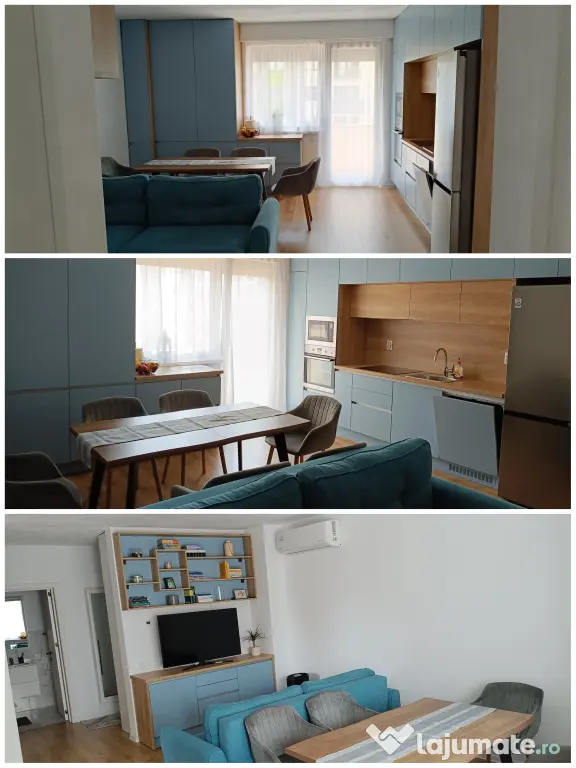 Apartament cu 3 camere, 67,7 mp + boxă 10,06 mp, et. 3/3, mobilat si utilat Emil Racovita