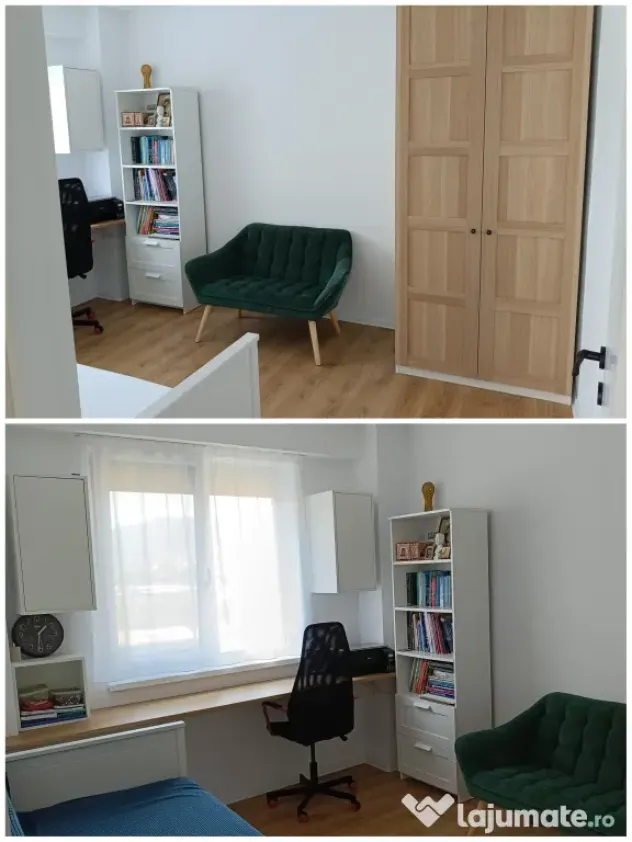 Apartament cu 3 camere, 67,7 mp + boxă 10,06 mp, et. 3/3, mobilat si utilat Emil Racovita