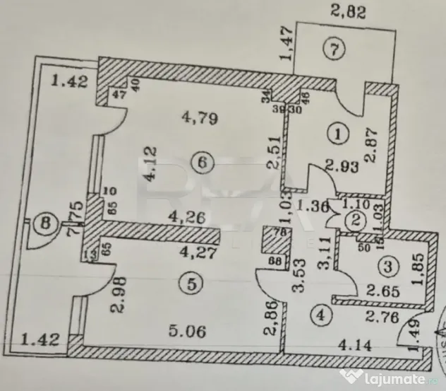 2 camere, 6/15, 74mp, piscina, 2 locuri parcare-Ansamblul P