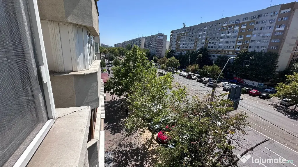 Închiriez ap 3 cam, 70 mp, 2 balcoane, dus walk-in, etaj 3, Dristor 2