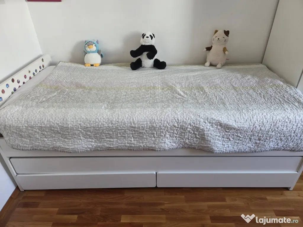 Pat copii IKEA SLÄKT+3 saltele!
