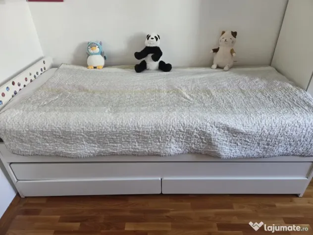 Pat copii IKEA SLÄKT+3 saltele!