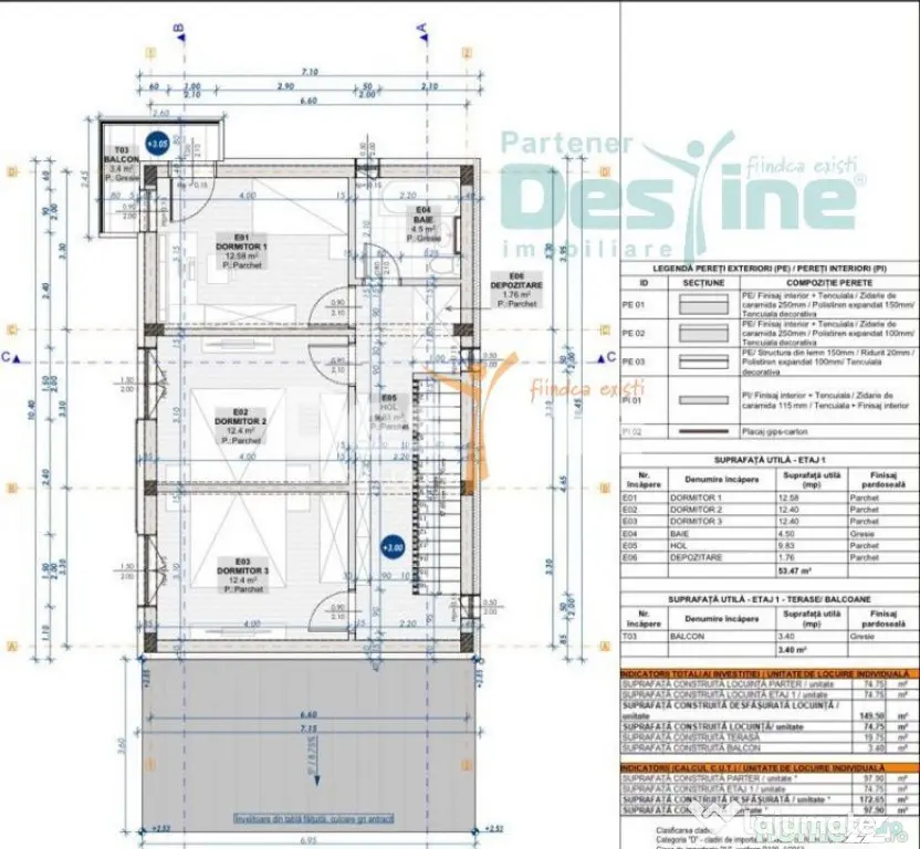 MIROSLAVA CENTRU, Proiect 7 CASE INDIVIDUALE, 179.900 €... - Iasi (Iasi)