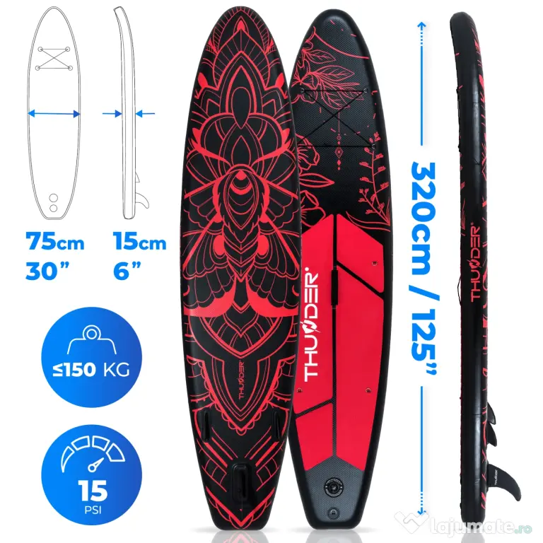 Placa Stand Up Paddle MOTH 320 cm Scaun Caiac Noua, Set Complet