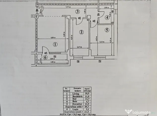 Apartament elegant 2 camere, etaj 3, cu boxa, loc parcare, Cartier Tei