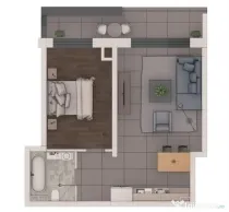 Apartament 2 camere 48,39mp, ansamblu NZEB, zona Terra