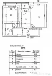 Apartament 2 cam Gama Rezidence 3 complet mobilat+ loc pa...