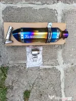Toba SPORT MOTO / ATV AKRAPOVIC BLUE FLAME