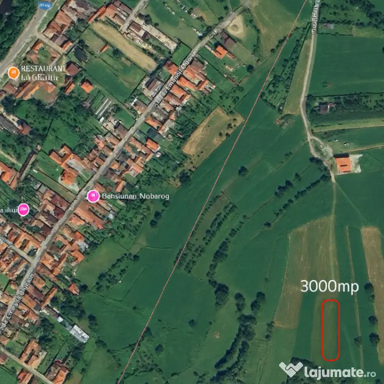 Teren extravilan cu priveliste minunata 3000mp in Rasinari