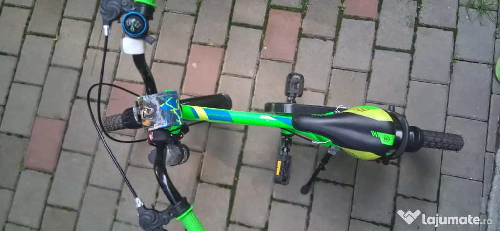 Bicicleta copii Omega Master, 16", Verde