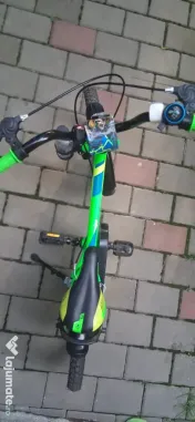 Bicicleta copii Omega Master, 16", Verde 