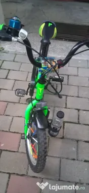 Bicicleta copii Omega Master, 16", Verde 