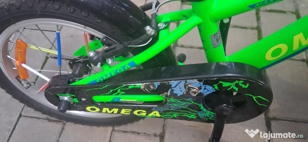 Bicicleta copii Omega Master, 16", Verde
