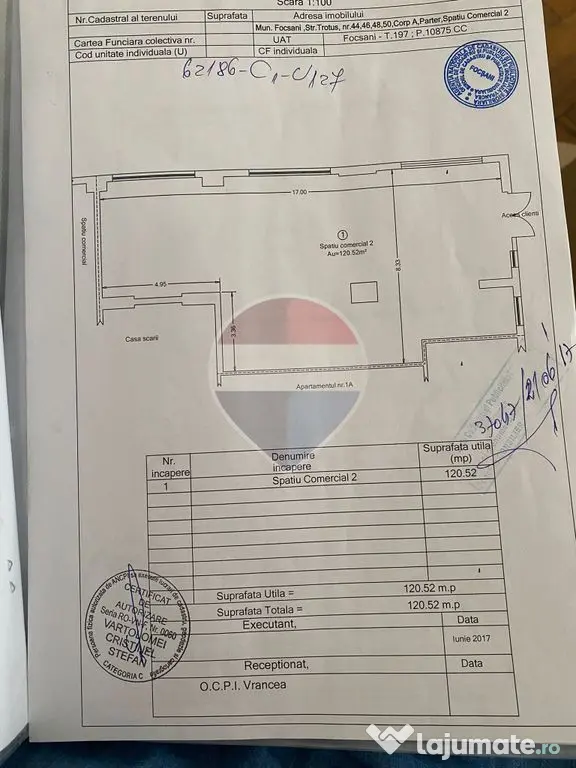 Spațiu comercial 120mp Trotus Brailei
