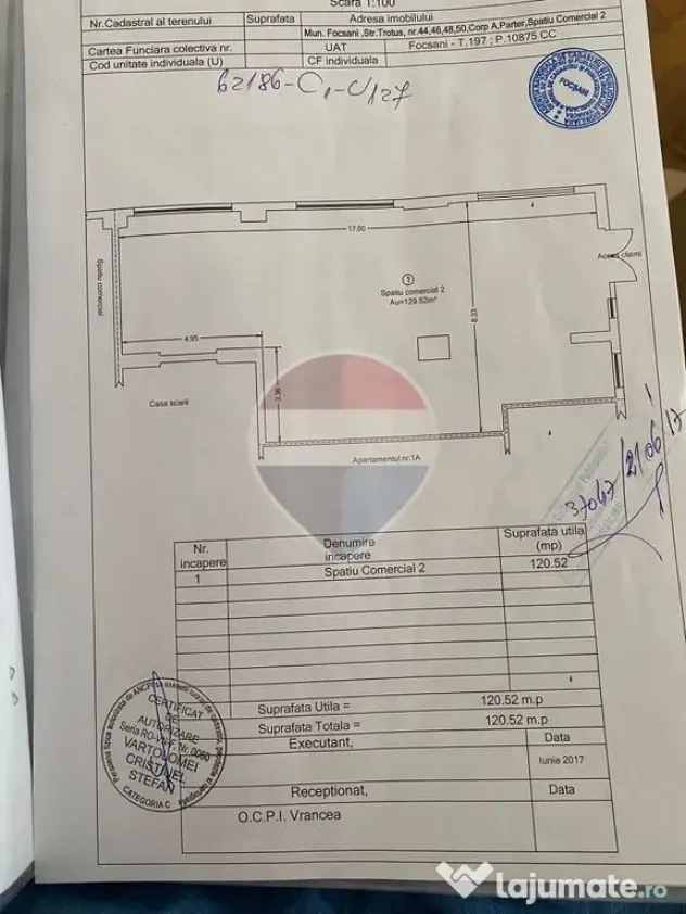 Spațiu comercial 120mp Trotus Brailei