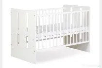 Pătuț din lemn Paula alb+saltea confort 12cm