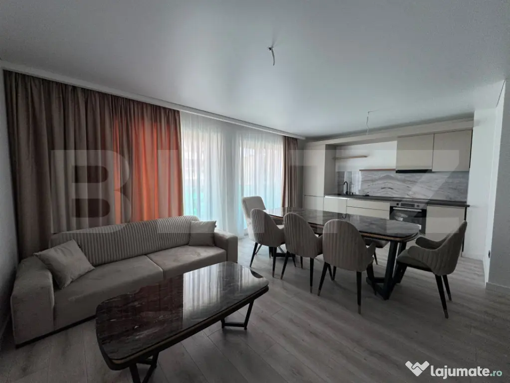 Apartament 3 camere, 2 bai, lux, A.C, parcare, zona: Frunzis