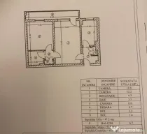 Apartament cu 2 camere- zona Nord- Colegiul Nichita Stanescu