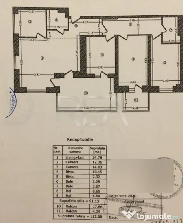 5 Camere Terasă 18 mp - Parcului 20 - Bld. Expoziției