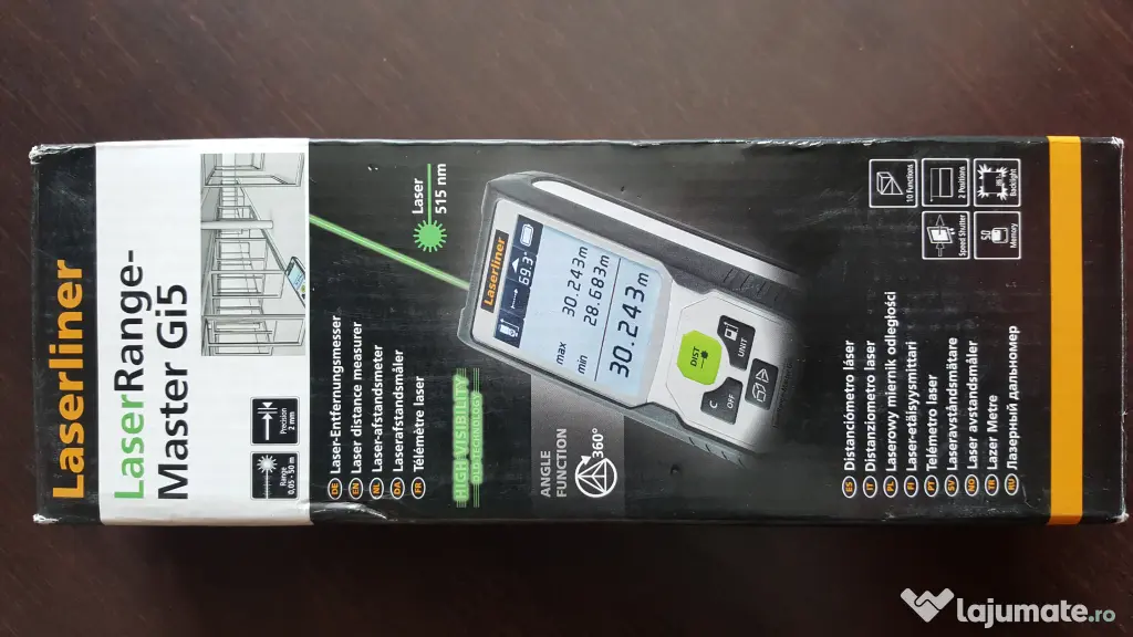 Laserliner LaserRange-Master Gi5 Laser Range Gi 5 telemetru digital