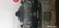 Vand masinuta electrica Mercedes, Scaun din piele ecologica, Telecomanda 