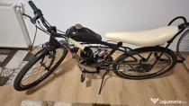 Bicicleta pegas cu motor