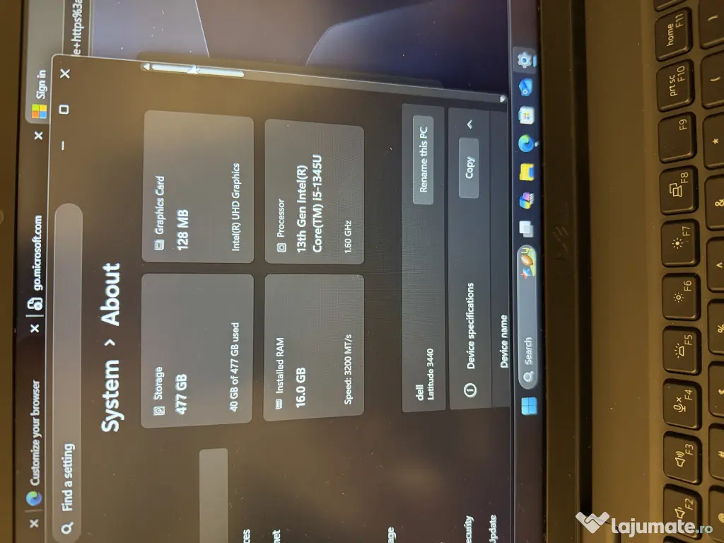 Laptop Dell Latitude 3440, Win 11 Pro, 512Gb, 16GB RAM, i5