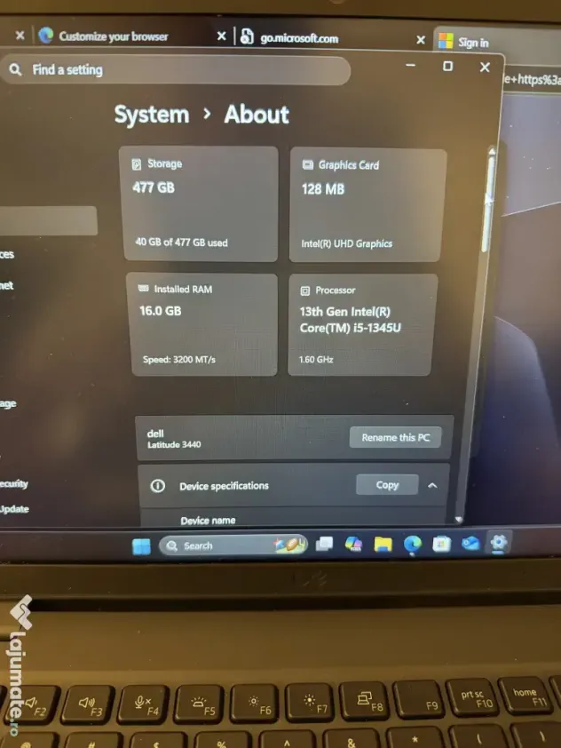 Laptop Dell Latitude 3440, Win 11 Pro, 512Gb, 16GB RAM, i5