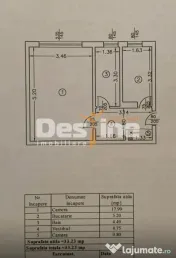 Garsonieră renovată, 33,23 mp utili, parter Berceni 