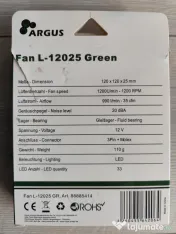 Ventilator PC 33 leduri verzi