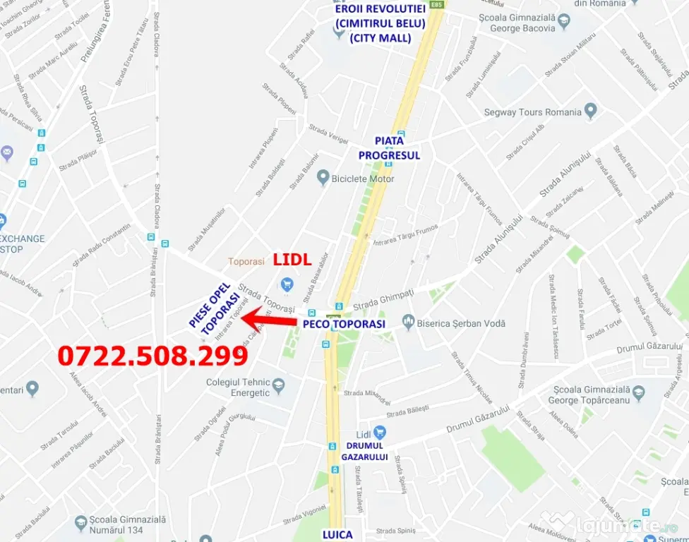 proiectoare Opel Astra J facelift