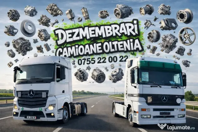 Butelii camion , cap tractor , semiremorca din dezmembrari