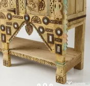 Comoda Damchiya Din Lemn de Mango cu Insertii Metalice - Pentru Living