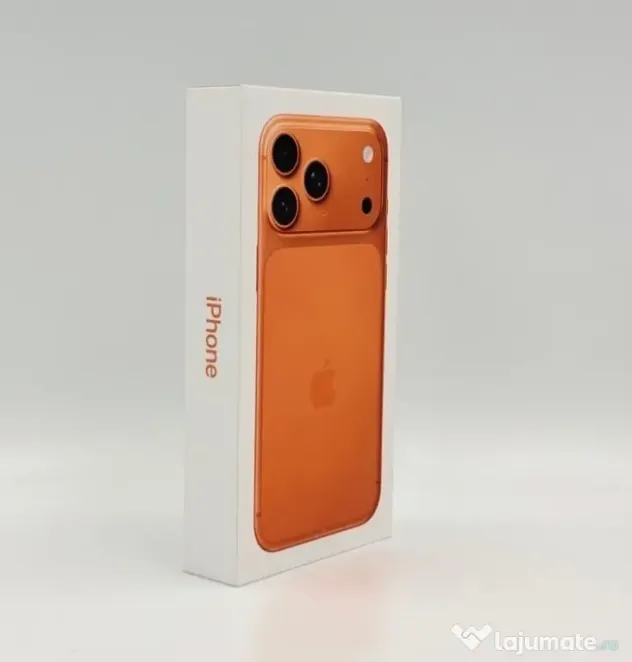 iPhone 17 pro max portocaliu