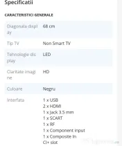 Tv samsung si dvd Akai cu amplituner 