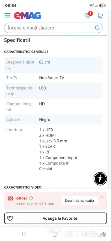 Tv samsung si dvd Akai cu ampli tuner