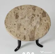 Masuta de Metal cu Blat de Marmura 