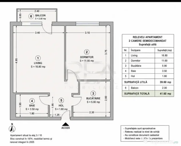 2 camere renovat Berceni | Etaj 3/10 | Bloc reabilitat 2025 - Bucuresti (Bucuresti-Ilfov)