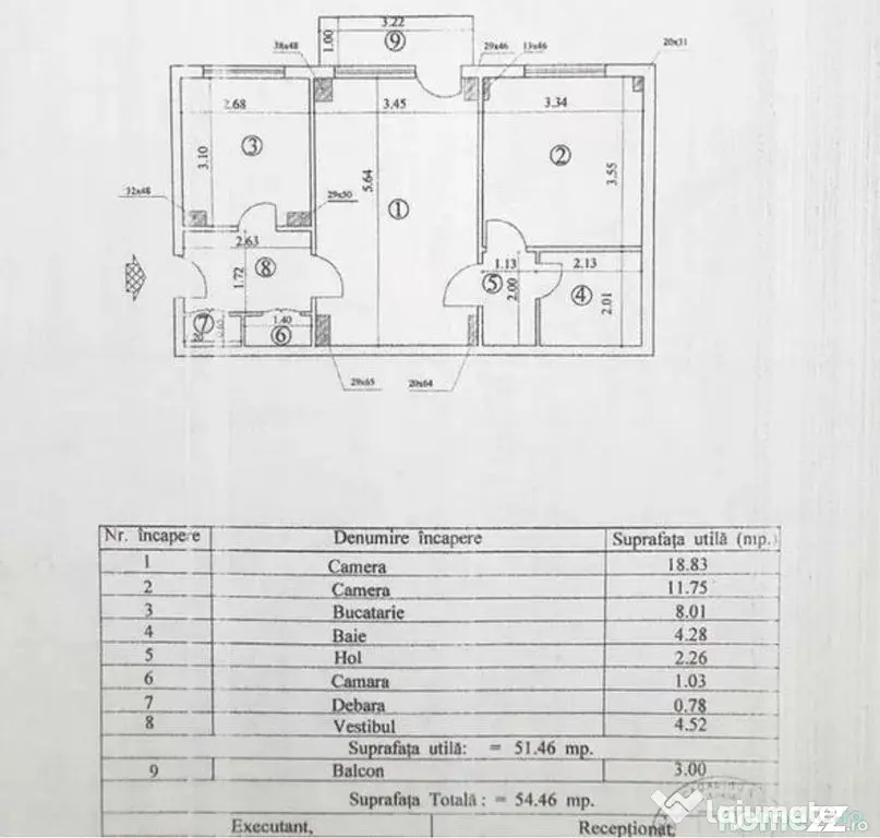2 camere | 54 mp | Parcare | Centrală proprie | Etaj 8/8 - Bucuresti (Bucuresti-Ilfov)