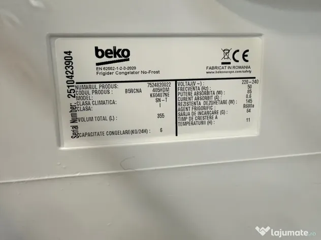 Combina frigorifica BEKO B5RCNA405HDM -