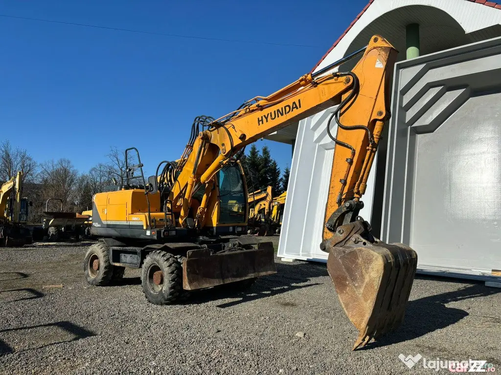 Excavator pe roti HYUNDAI ROBEX 140W-9, 14 tone, 2010 - Negresti Oas (Satu-Mare)