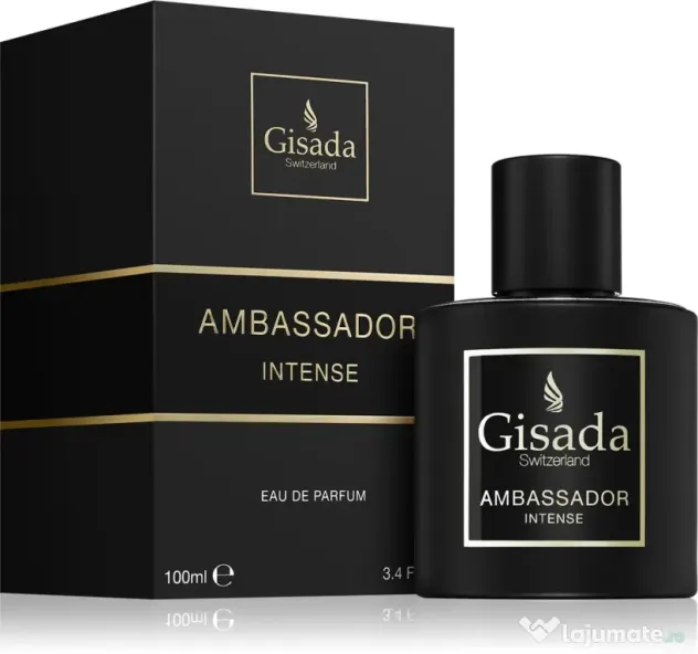Gisada Ambassador Intense 100ml EDP, pentru barbati, made in Switzerland