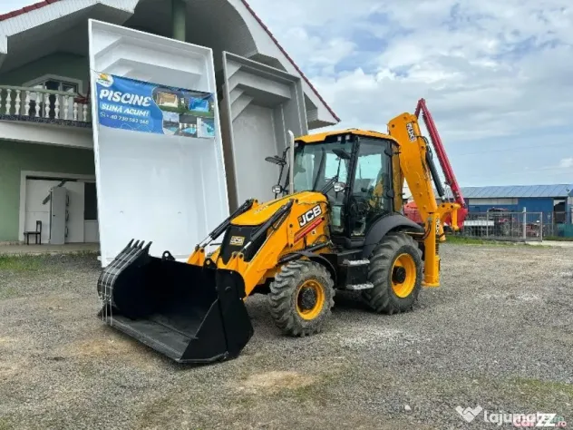 Buldoexcavator JCB 3CX, 2025, cupă multifuncțională, braț telescopic - Negresti Oas (Satu-Mare)